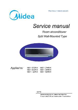 Сервисная инструкция Midea MSV1-07 09 12HRN1 CRN1 ― Manual-Shop.ru