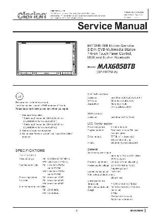 Сервисная инструкция Clarion QZ-6072M-A ― Manual-Shop.ru