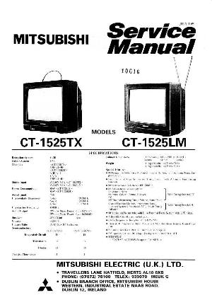Service manual Mitsubishi CT-1525TX/LM ― Manual-Shop.ru