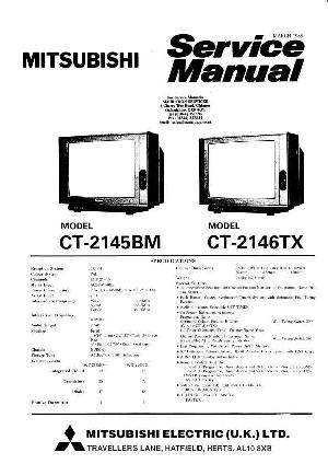 Service manual Mitsubishi CT-2145BM, CT-2146TX ― Manual-Shop.ru