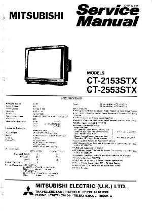 Service manual Mitsubishi CT-2153STX, CT-2553STX ― Manual-Shop.ru