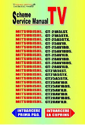 Service manual Mitsubishi CT-21A5, CT-21AV1, CT-25A5, CT-28AV1 ― Manual-Shop.ru