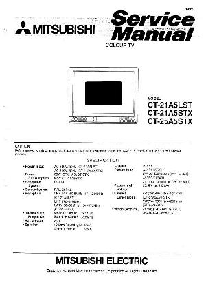 Service manual Mitsubishi CT-21A5, CT-25A5 ― Manual-Shop.ru