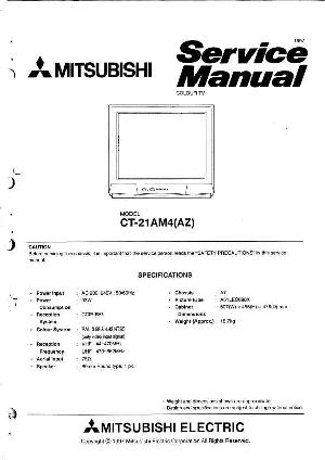 Service manual Mitsubishi CT-21AM4 ― Manual-Shop.ru