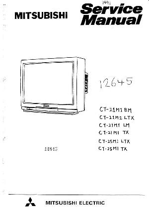 Сервисная инструкция Mitsubishi CT-21M1BM ― Manual-Shop.ru