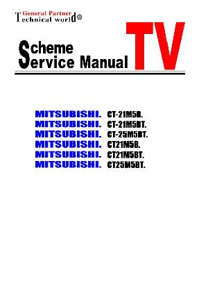 Service manual Mitsubishi CT-21M5, CT-25M5 ― Manual-Shop.ru