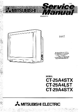 Service manual Mitsubishi CT-25A4, CT-29A4STX ― Manual-Shop.ru