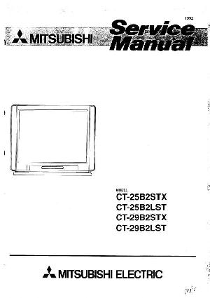 Сервисная инструкция Mitsubishi CT-25B2STX/LST, CT-29B2STX/LST ― Manual-Shop.ru