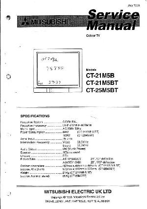 Service manual Mitsubishi CT-25M5BT ― Manual-Shop.ru