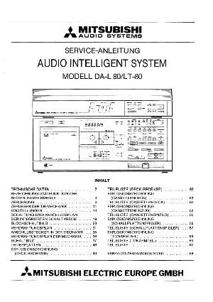 Сервисная инструкция Mitsubishi DA-L80, DA-LT80 ― Manual-Shop.ru