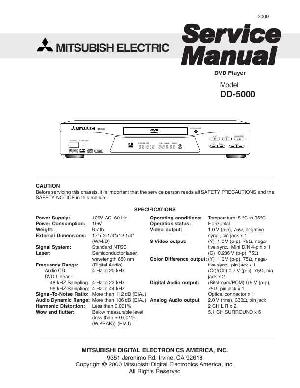 Service manual Mitsubishi DD-5000 ― Manual-Shop.ru