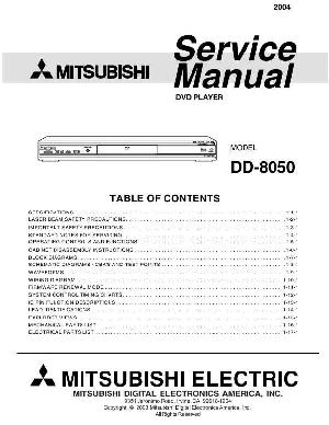 Service manual Mitsubishi DD-8050 ― Manual-Shop.ru