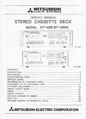 Service manual Mitsubishi DT-4550, DT-4550S ― Manual-Shop.ru