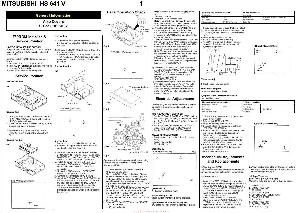 Service manual Mitsubishi HS-641V ― Manual-Shop.ru