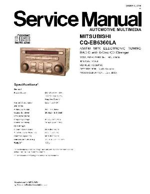 Service manual PANASONIC CQ-EB6360LA ― Manual-Shop.ru