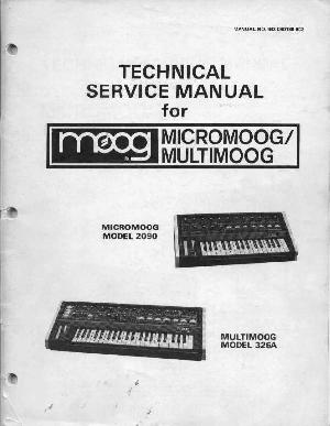 Service manual Moog MICROMOOG 2090  ― Manual-Shop.ru