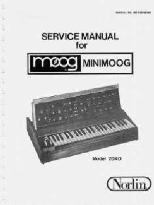Service manual Moog MINIMOOG 204D  ― Manual-Shop.ru