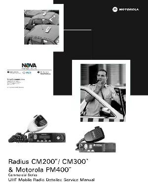 Сервисная инструкция Motorola RADIUS-CM200, CM300, PM400 ― Manual-Shop.ru