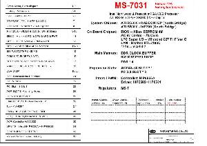 Schematic MSI MS-7031 ― Manual-Shop.ru