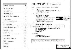 Schematic MSI MS-7069 ― Manual-Shop.ru