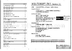 Схема MSI MS-7069 ― Manual-Shop.ru