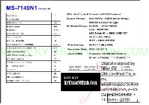 Схема MSI MS-7149 ― Manual-Shop.ru