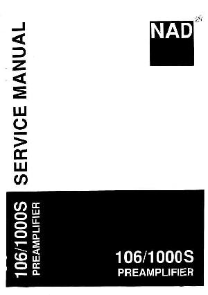 Service manual NAD 106 ― Manual-Shop.ru