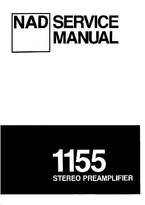 Service manual NAD 1155 ― Manual-Shop.ru