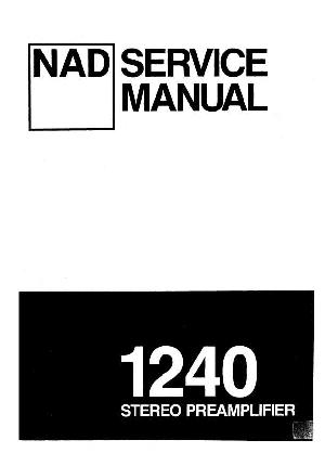 Service manual NAD 1240 ― Manual-Shop.ru