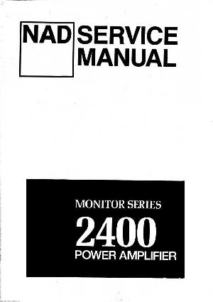 Сервисная инструкция NAD 2400 ― Manual-Shop.ru
