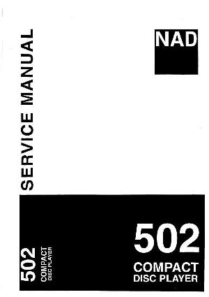 Service manual NAD 502 ― Manual-Shop.ru