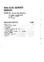 Service manual NAD 5330