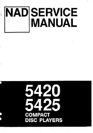 Service manual NAD 5420, NAD 5425 ― Manual-Shop.ru