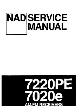 Service manual NAD 7020E, NAD 7220PE ― Manual-Shop.ru