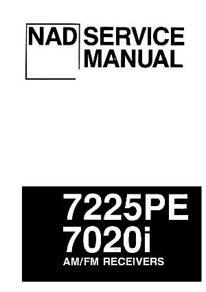 Service manual NAD 7020I, NAD 7225PE ― Manual-Shop.ru