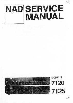 Service manual NAD 7120, NAD 7125 ― Manual-Shop.ru