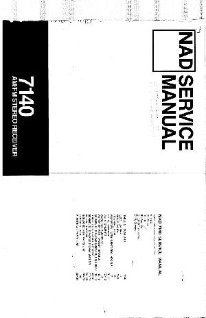 Service manual NAD 7140 ― Manual-Shop.ru