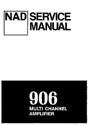 Service manual NAD 906 ― Manual-Shop.ru