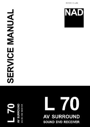 Сервисная инструкция NAD L70 V9 ― Manual-Shop.ru
