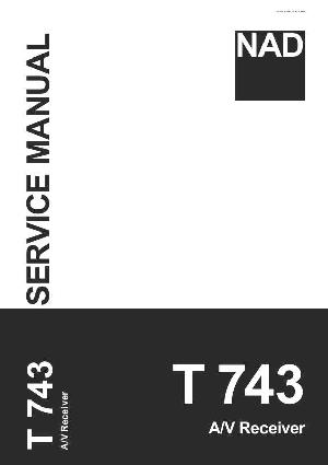 Сервисная инструкция NAD T743 ― Manual-Shop.ru