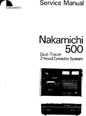Service manual Nakamichi 500 ― Manual-Shop.ru