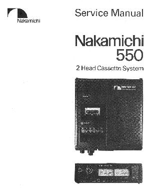 Service manual Nakamichi 550 ― Manual-Shop.ru