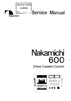 Service manual Nakamichi 600 ― Manual-Shop.ru