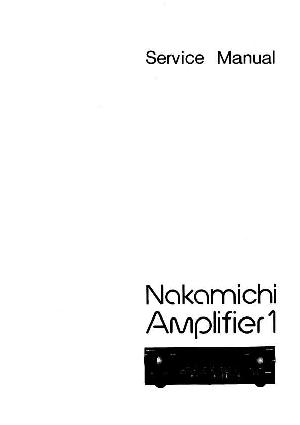 Service manual Nakamichi AMPLIFIER1 ― Manual-Shop.ru
