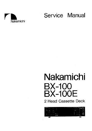 Service manual Nakamichi BX-100, BX-100E ― Manual-Shop.ru