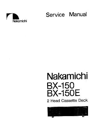 Service manual Nakamichi BX-150, BX-150E ― Manual-Shop.ru