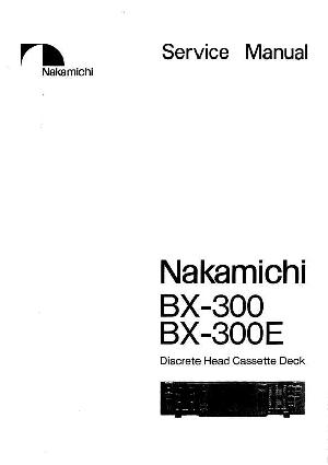 Service manual Nakamichi BX-300, BX-300E ― Manual-Shop.ru