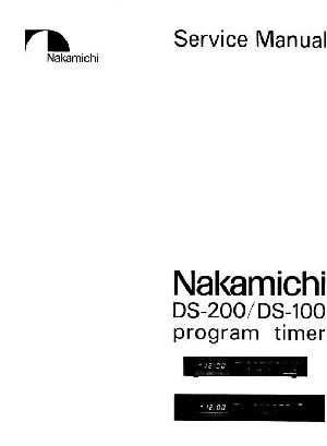 Service manual Nakamichi DS-100, DS-200 ― Manual-Shop.ru
