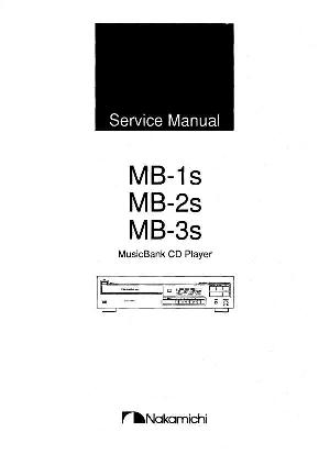 Service manual Nakamichi MB-1S, MB-2S, MB-3S ― Manual-Shop.ru