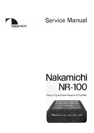 Service manual NAKAMICHI NR-100 ― Manual-Shop.ru